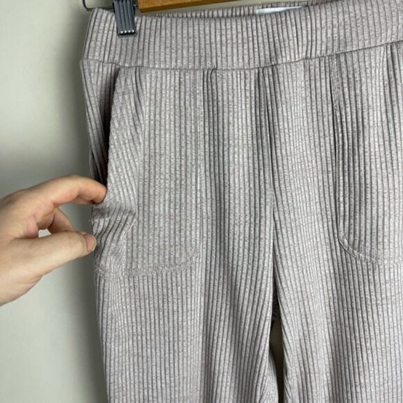 ALL Fenix grey ribbed high rise lounge joggers size small - Picture 6 of 12